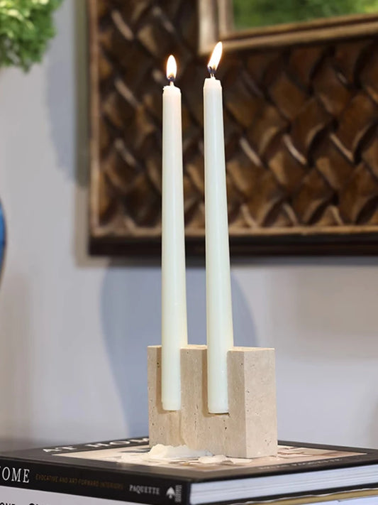 Marble Candlestick Holder