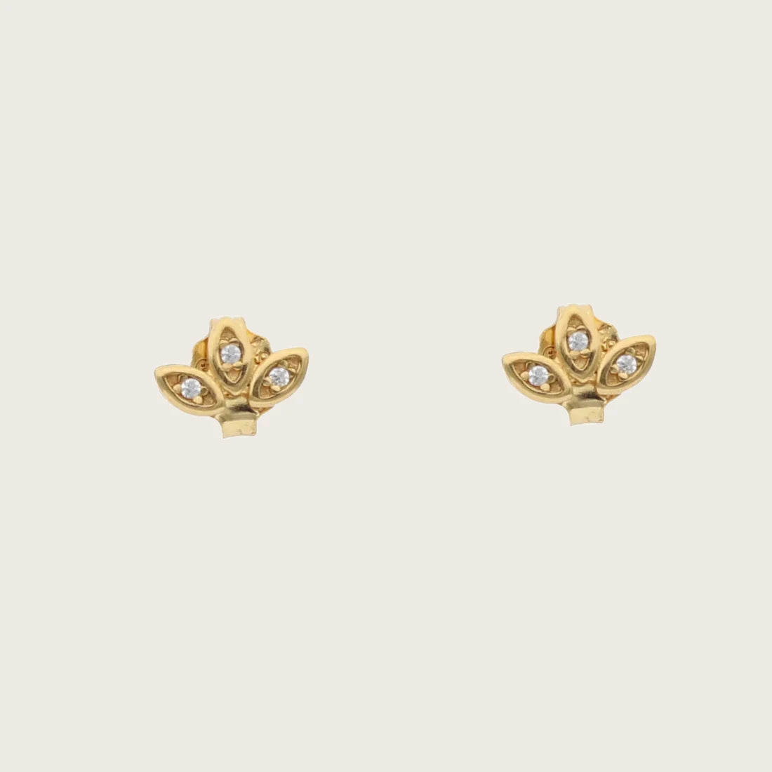 Gold-plated Chain & Stud Earrings (various styles)