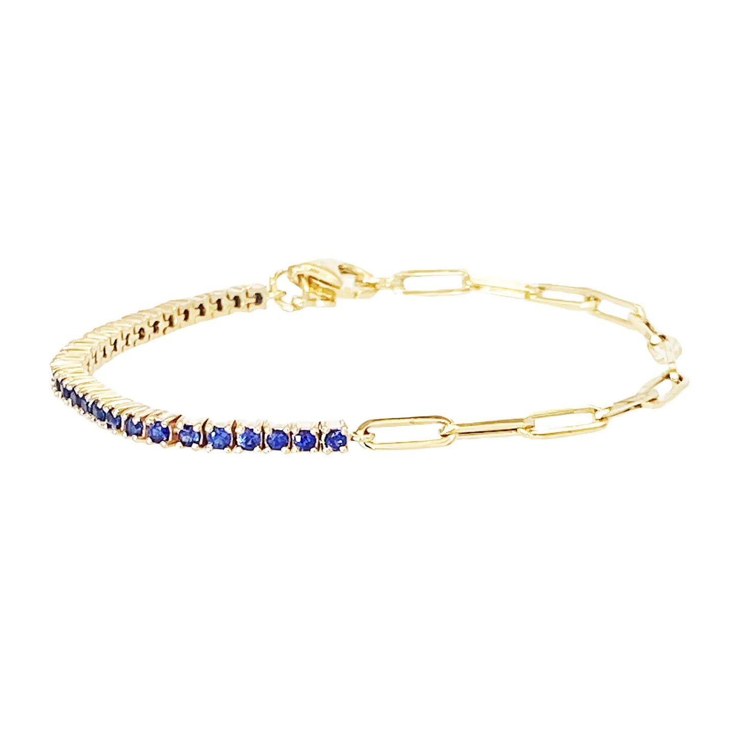 Copper & Cubic Zirconia Tennis Bracelets