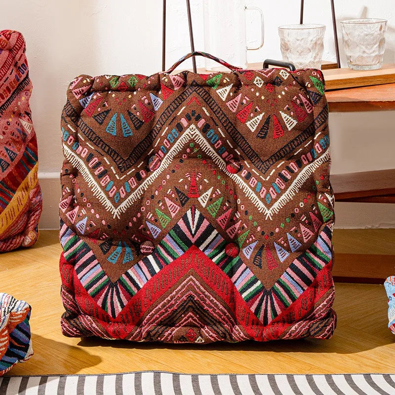 Boho Chevron Floor Pillows