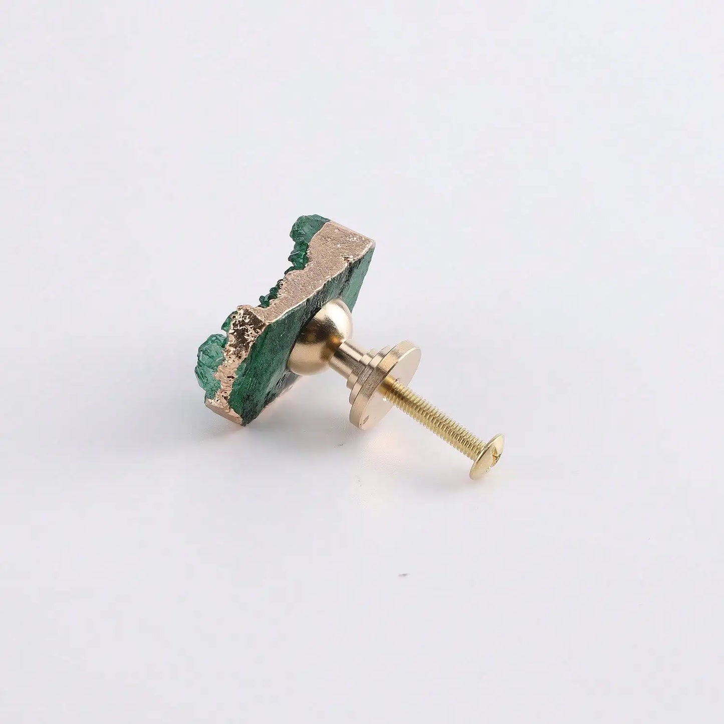 Green Fluorite Crystal Knob