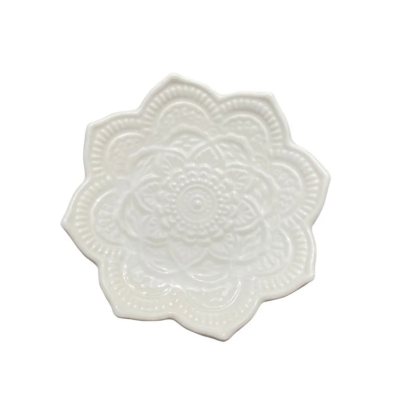 Mandala Ceramic Trinket Tray