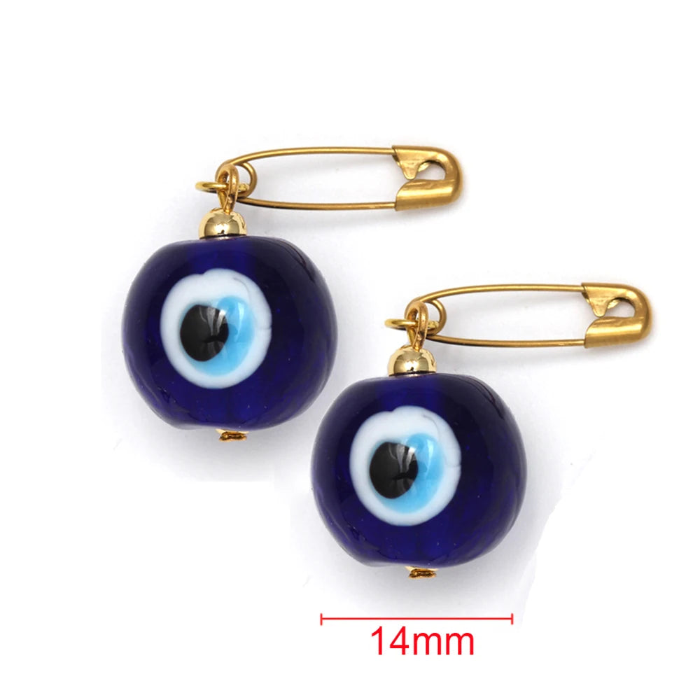 2pcs Evil Eye Charm Brooch