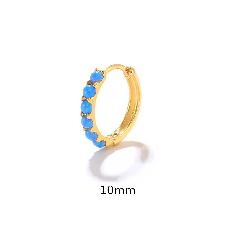 Sterling Silver & Opal Earring (1 piece)