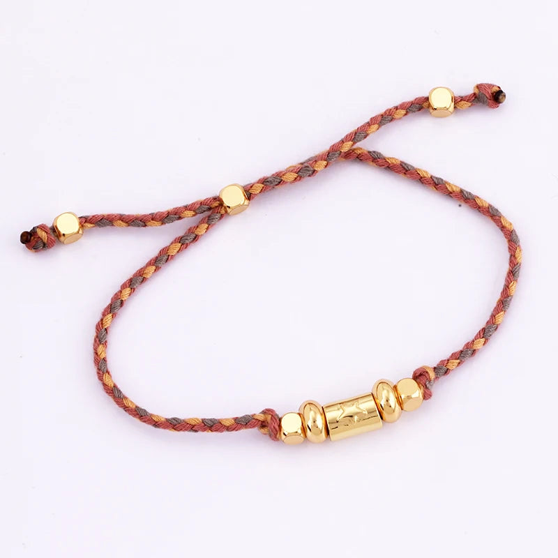 Cotton Cord Evil Eye Bracelet