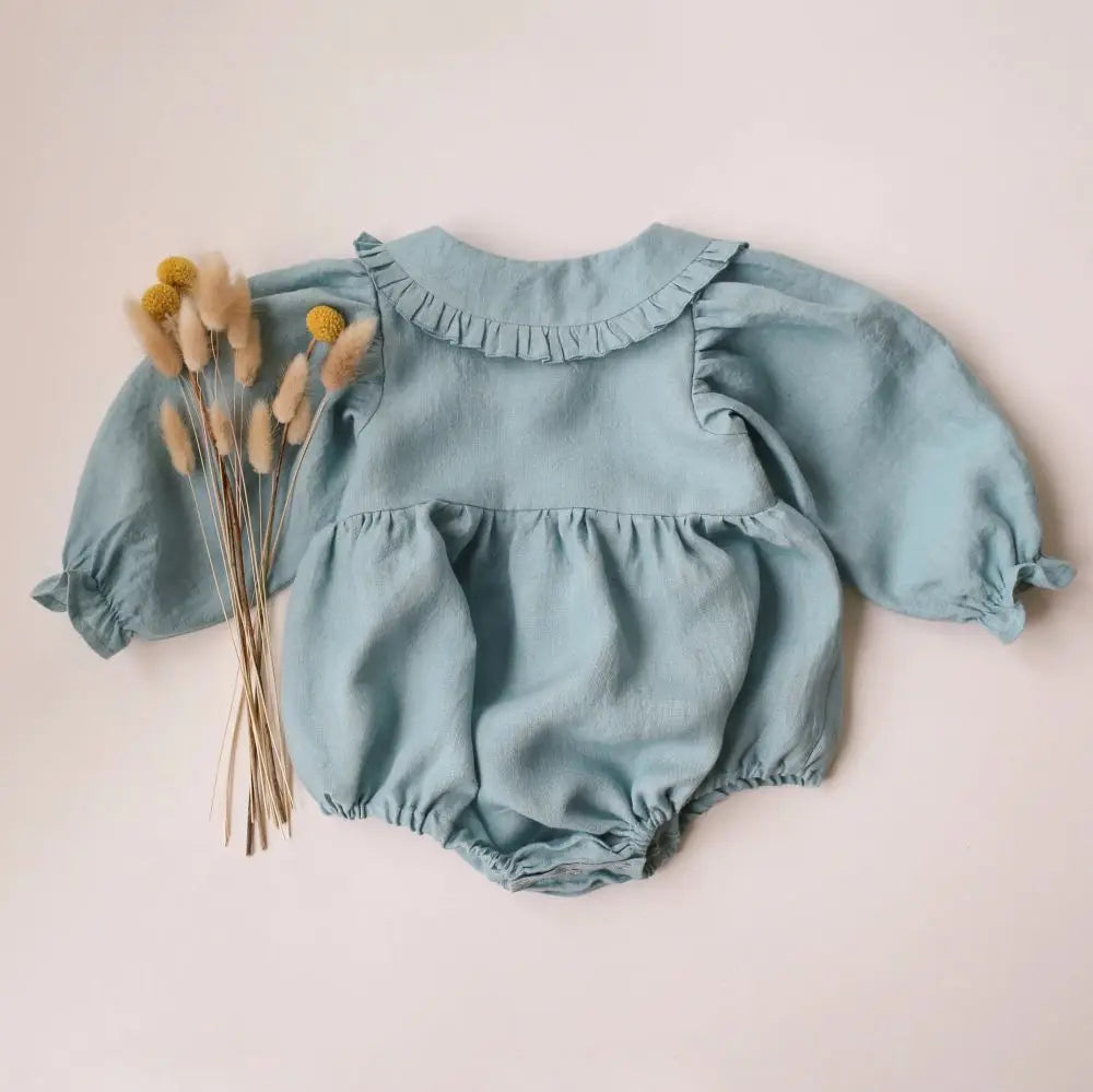 Baby Girls Romper & Hat Set (4 color options)