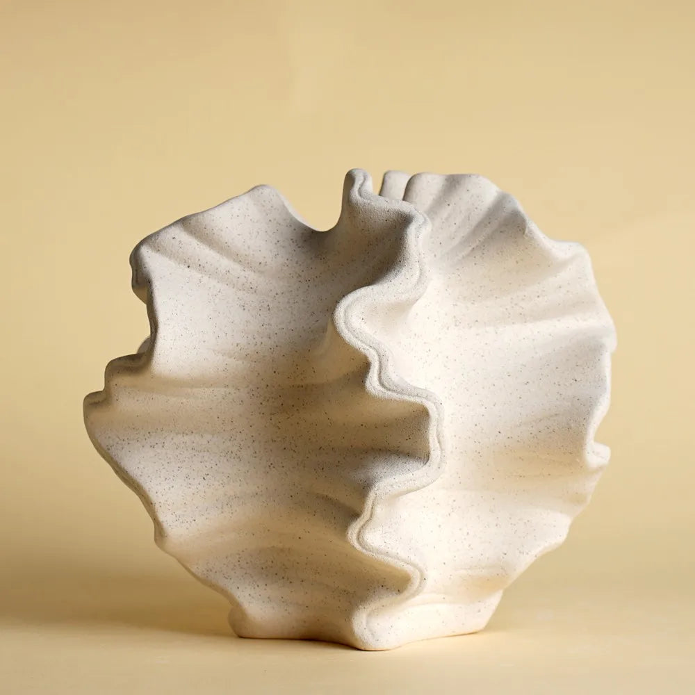 Textured Coral Vase