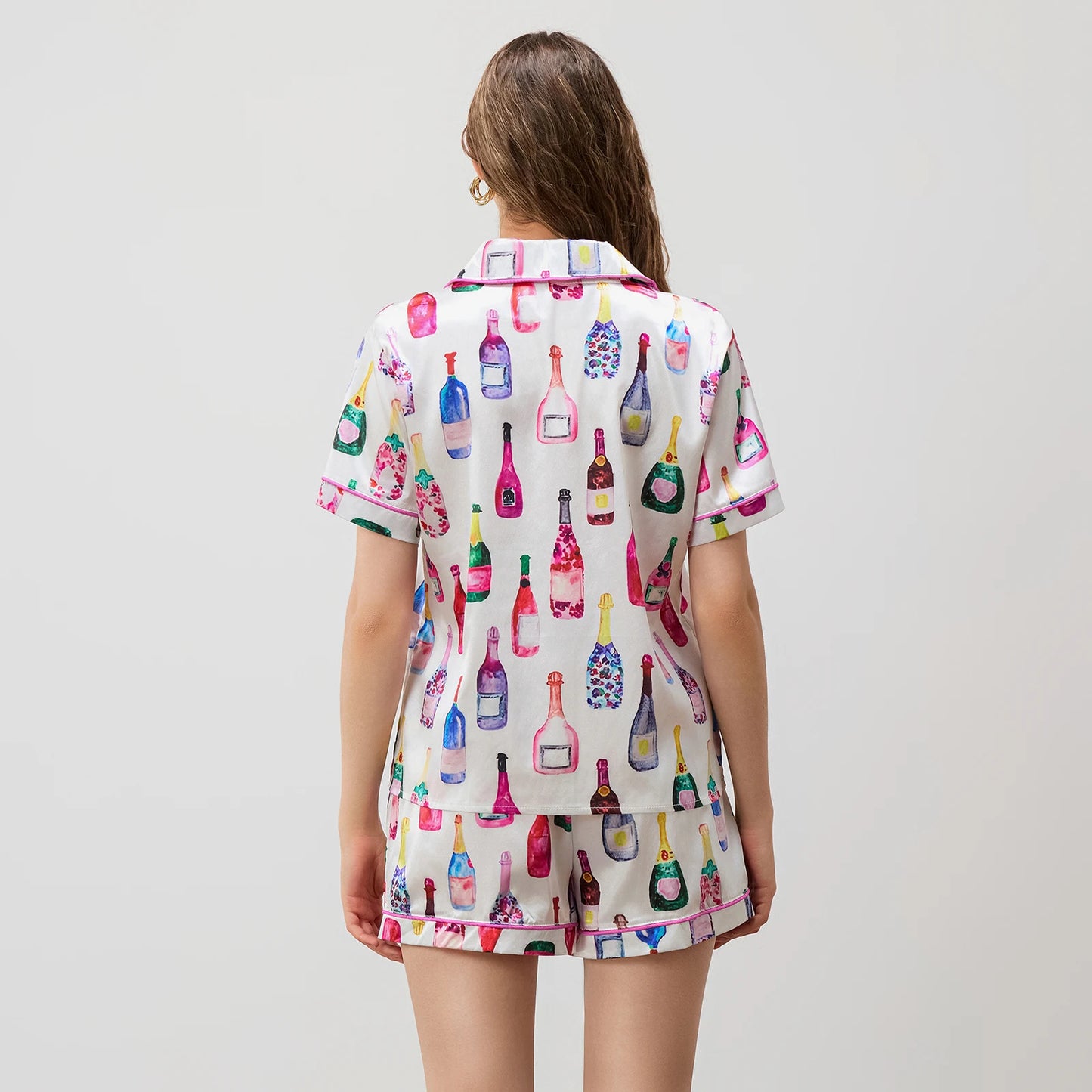 Champagne Lounge Set (Shirt & Shorts)