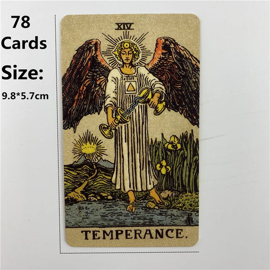 Metal Box with Gilded Edition Rider Tarot Card Deck