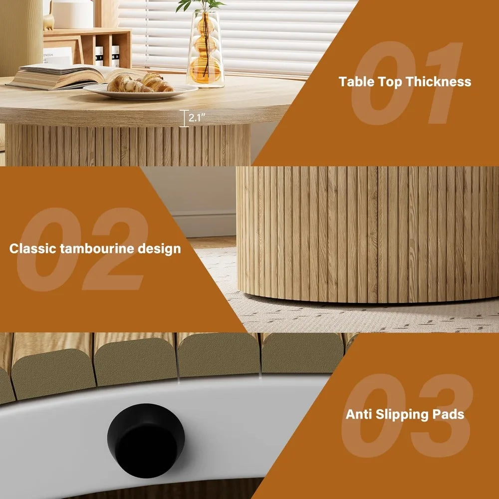 Round Coffee Table,