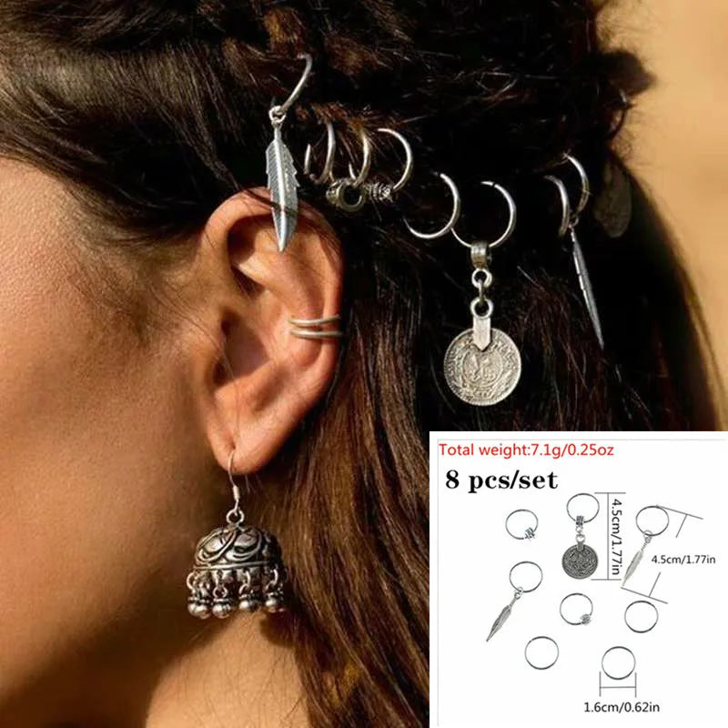 Hair Jewelry for Braids (various designs)