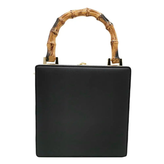 Heart Bamboo Handle Handbags