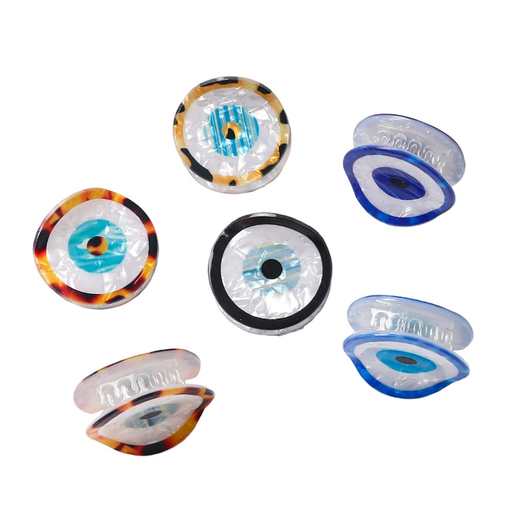 Evil Eye Plastic Hair Clips (various styles)