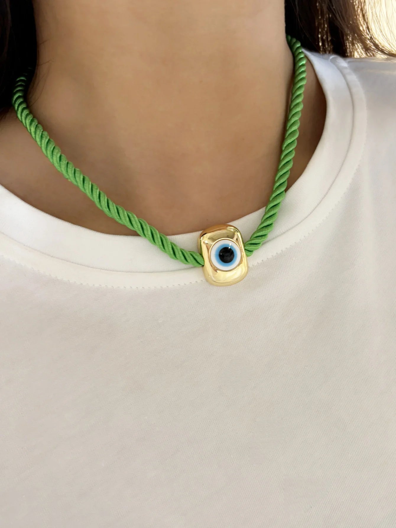 Thick Rope Charm Necklaces
