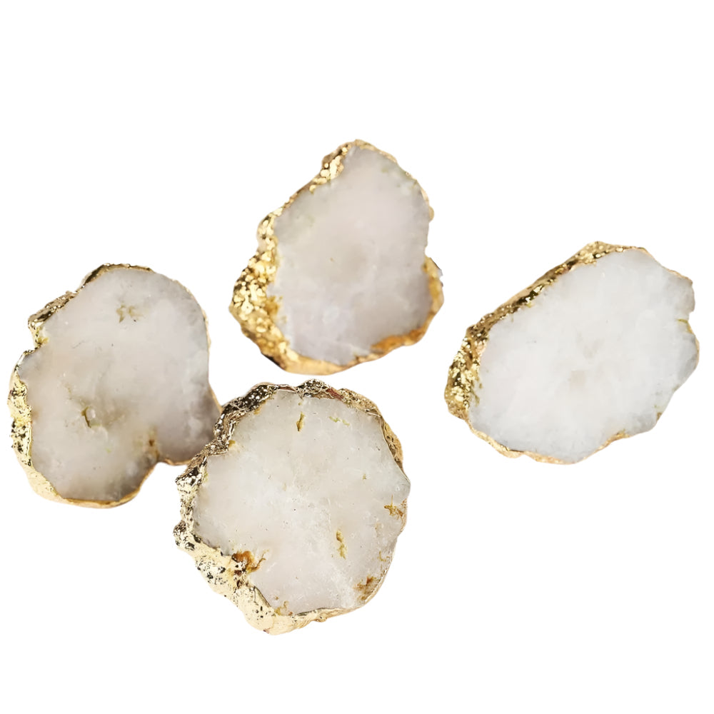 Natural Ore Crystal Knobs (4 piece set)