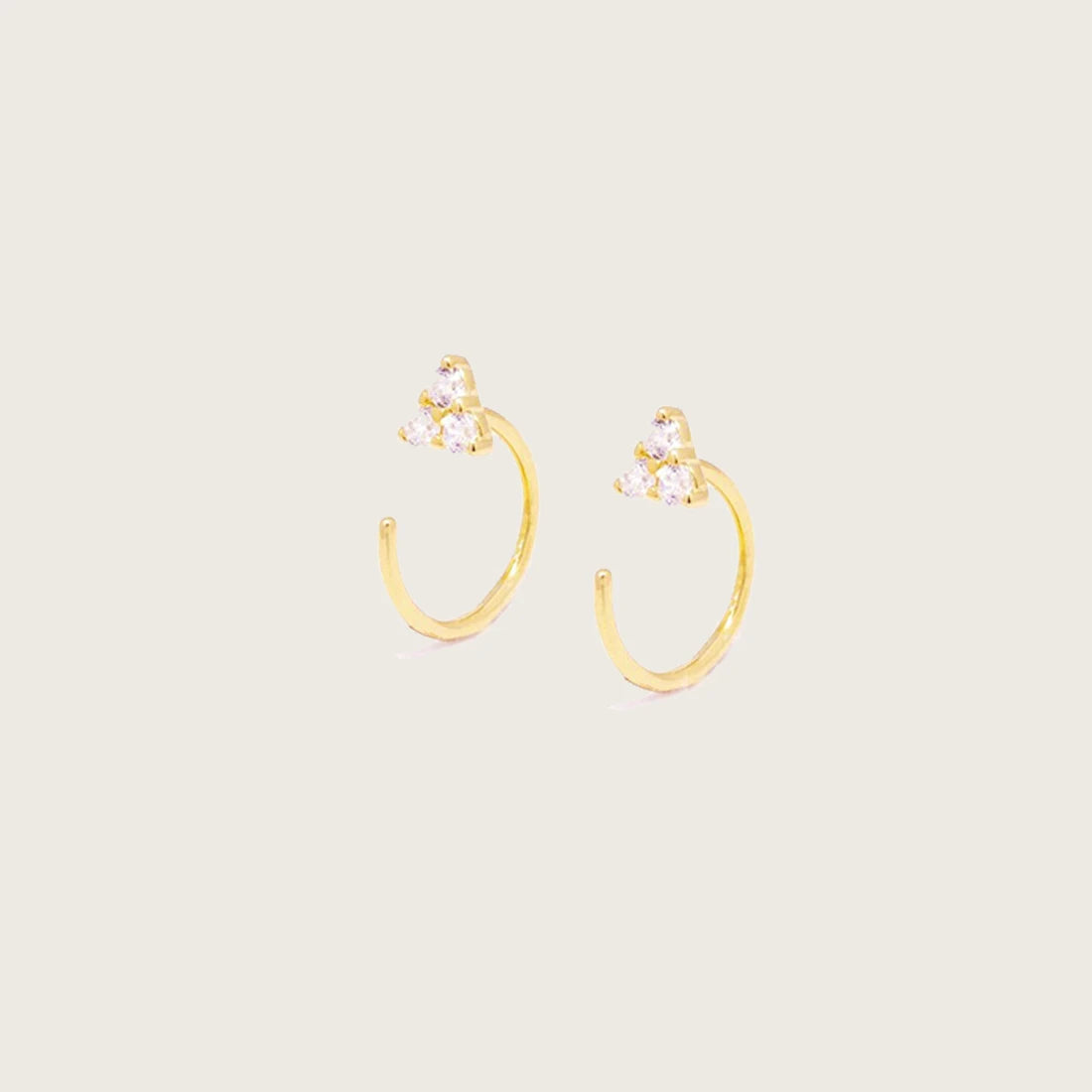 Gold-plated Chain & Stud Earrings (various styles)