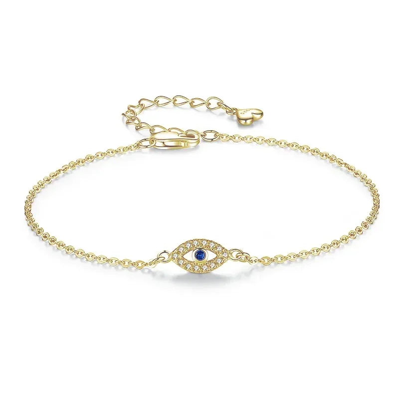 Evil Eye Bracelet 925 Sterling Silver Bracelet