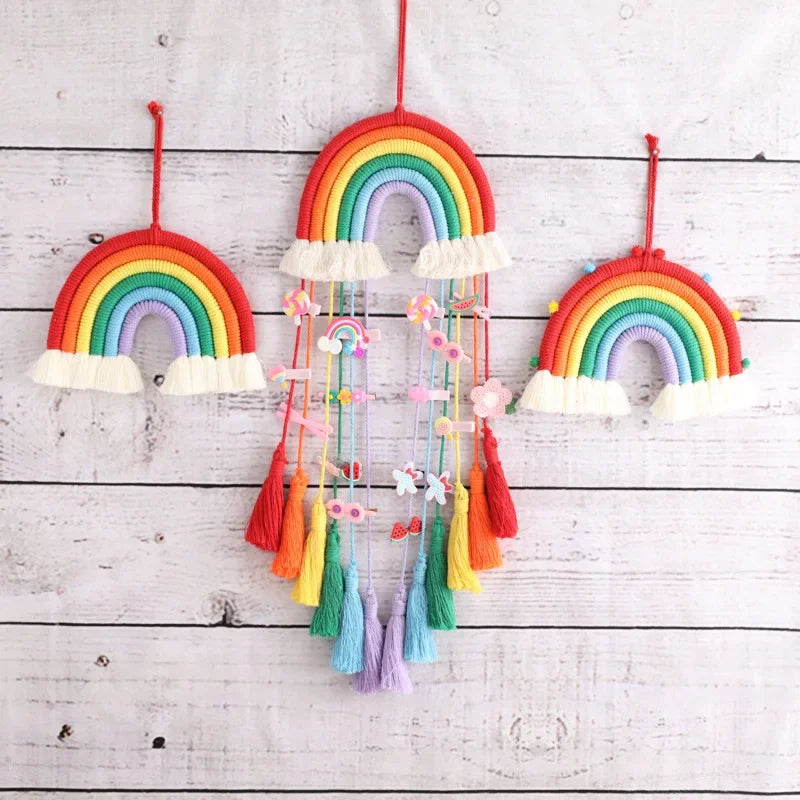 Rainbow Macrame Wall Hanging