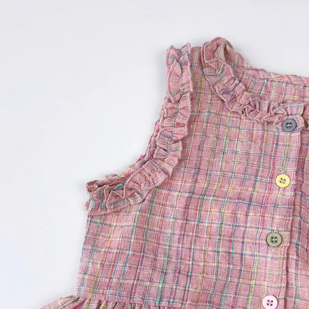 Girl's Pink Two-piece Set