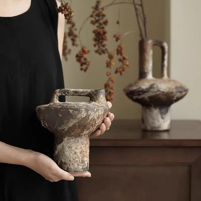 Textured Ceramic Vase (9 style options)
