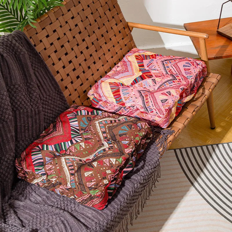 Boho Chevron Floor Pillows