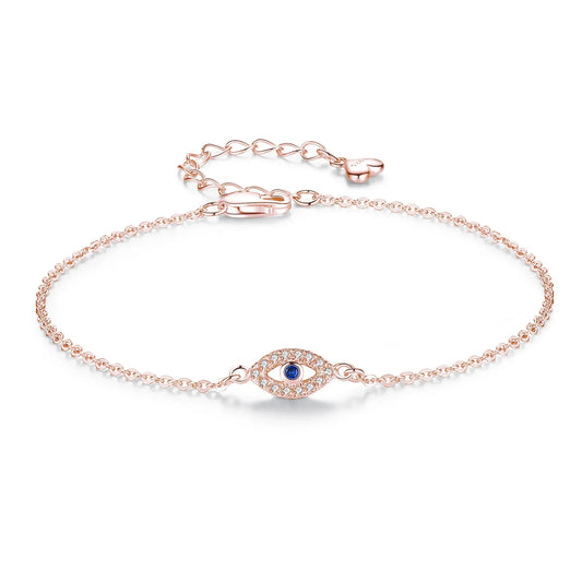 Evil Eye Bracelet 925 Sterling Silver Bracelet