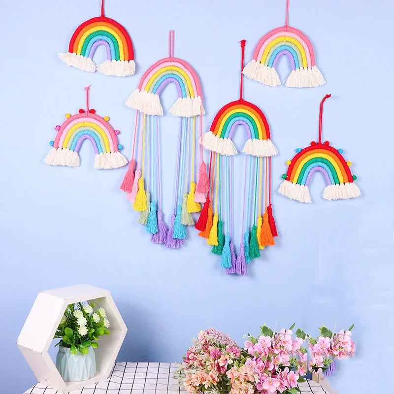 Rainbow Macrame Wall Hanging