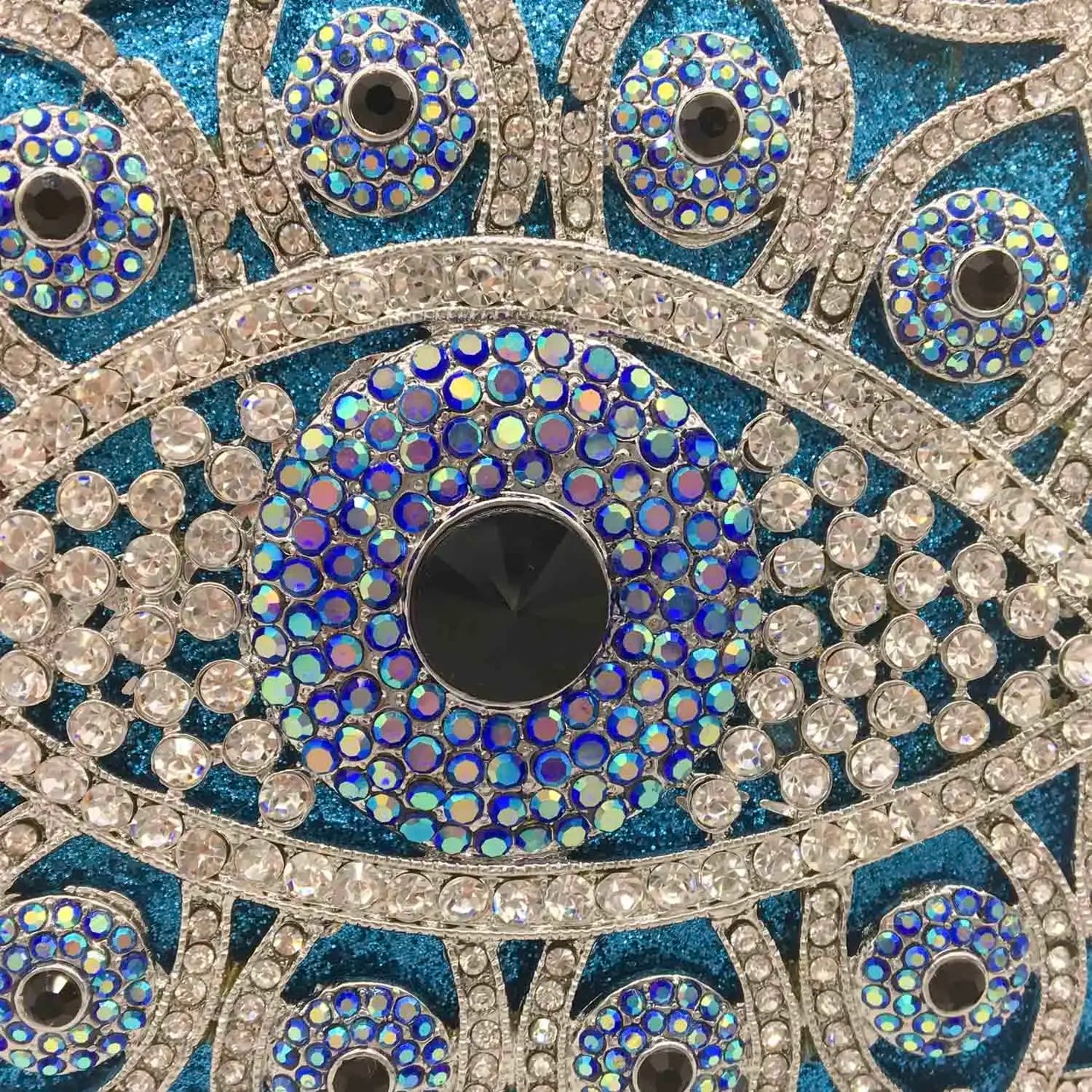 Evil Eye Crystal Minaudiere