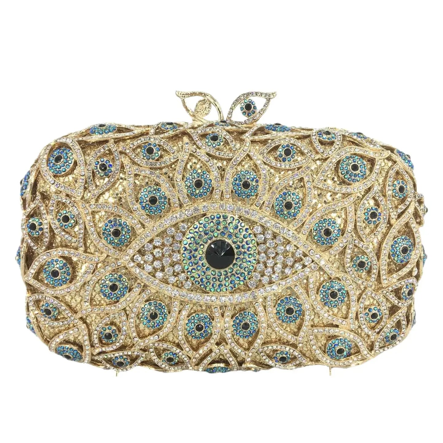 Evil Eye Crystal Minaudiere
