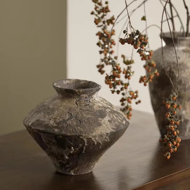Textured Ceramic Vase (9 style options)