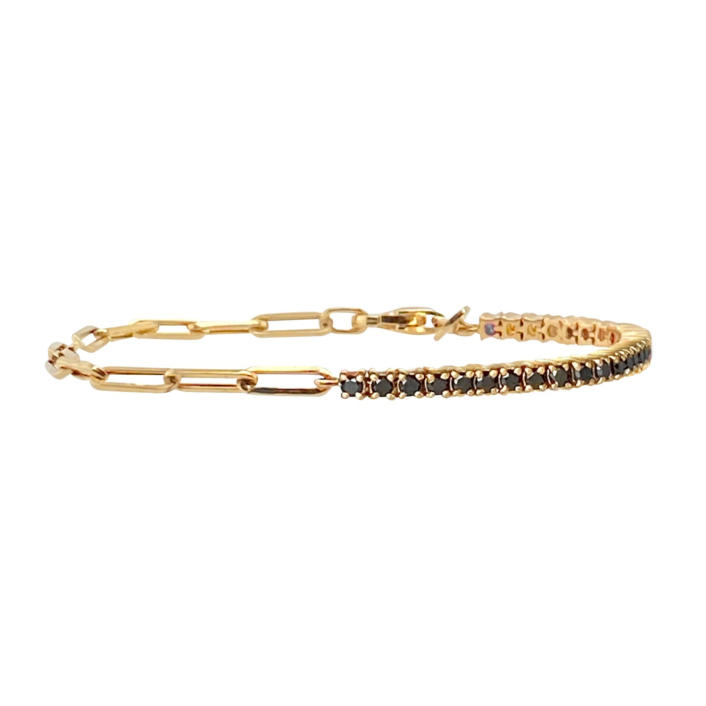 Copper & Cubic Zirconia Tennis Bracelets