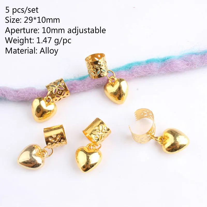 Hair Jewelry for Braids (various designs)