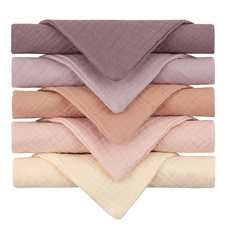 Muslin Wash Cloths for Babies (5 pieces)