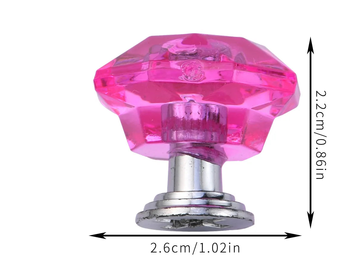 Acrylic Crystal Diamond Knobs