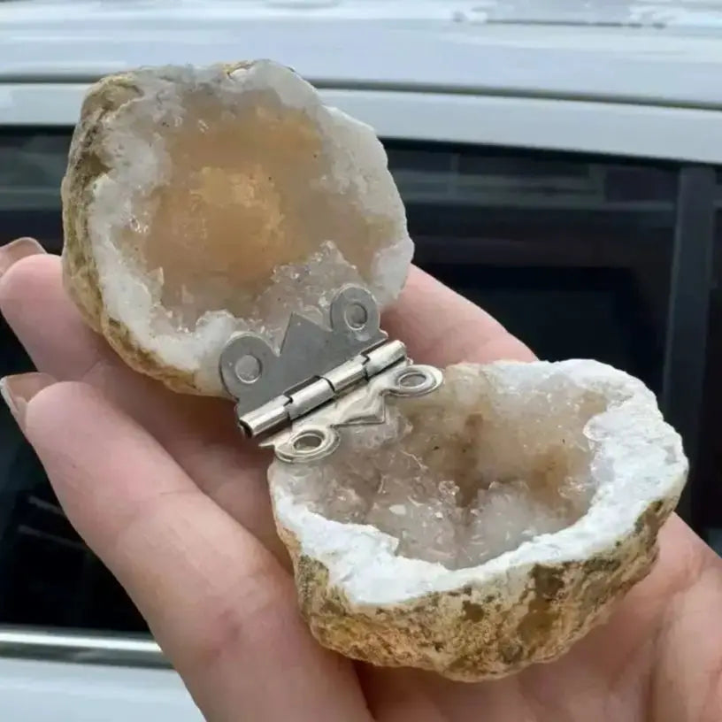 Natural Agate Ring Box