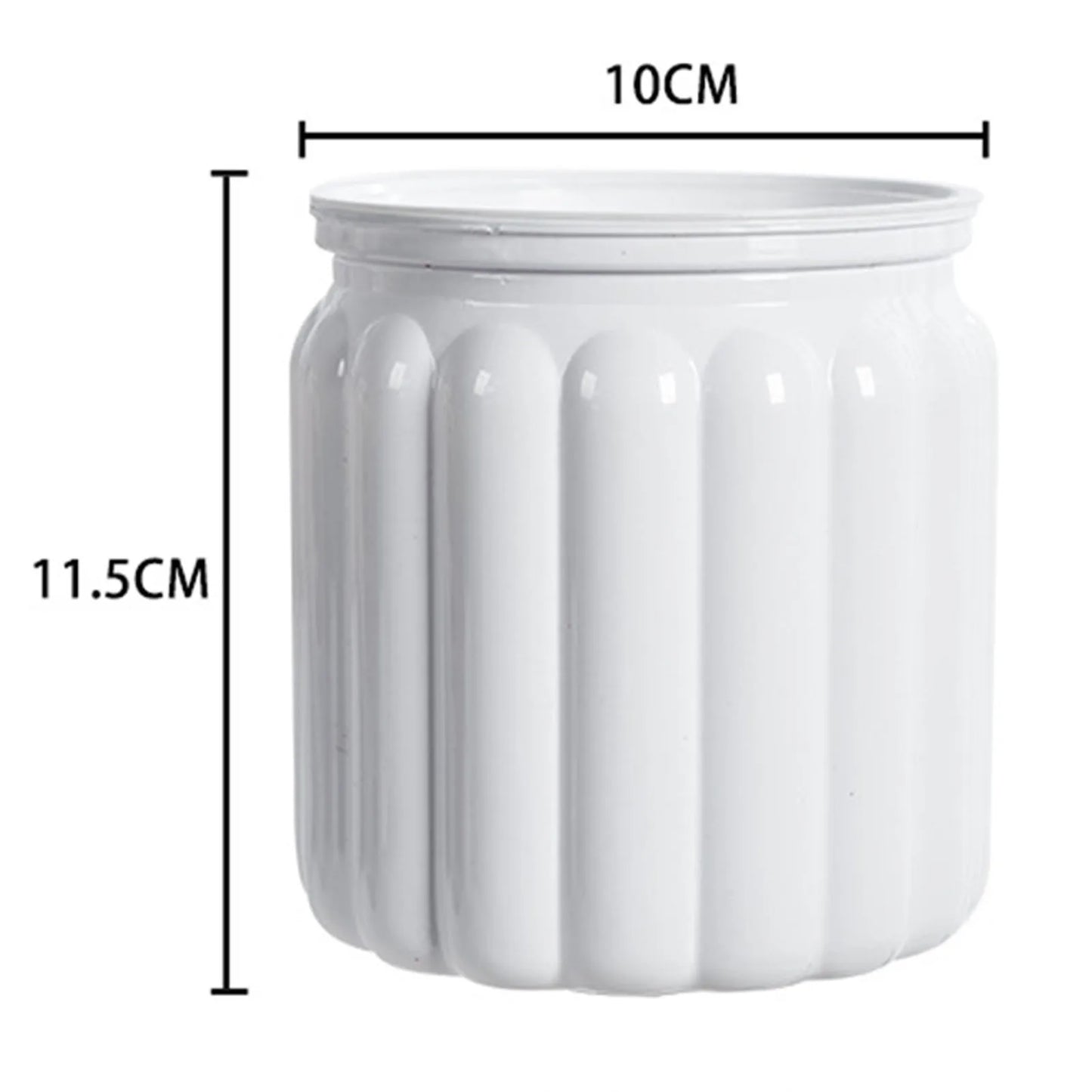Self Watering Flower Pot Fish Tank Transparent Plastic Plant Pots Mini Self Watering Planter Pot Vase For Home Decoration