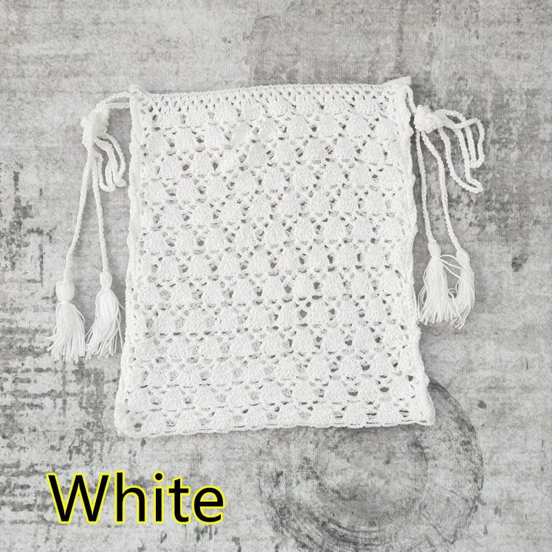 Hand Crochet Mini Swim Skirt Cover Up