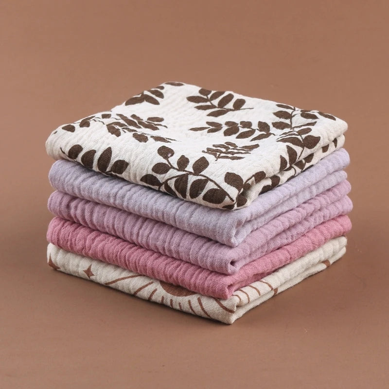 Muslin Wash Cloths for Babies (5 pieces)