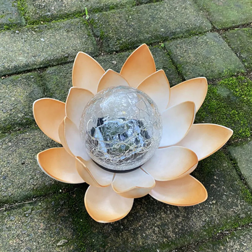 Lotus Shaped Garden Solar Light