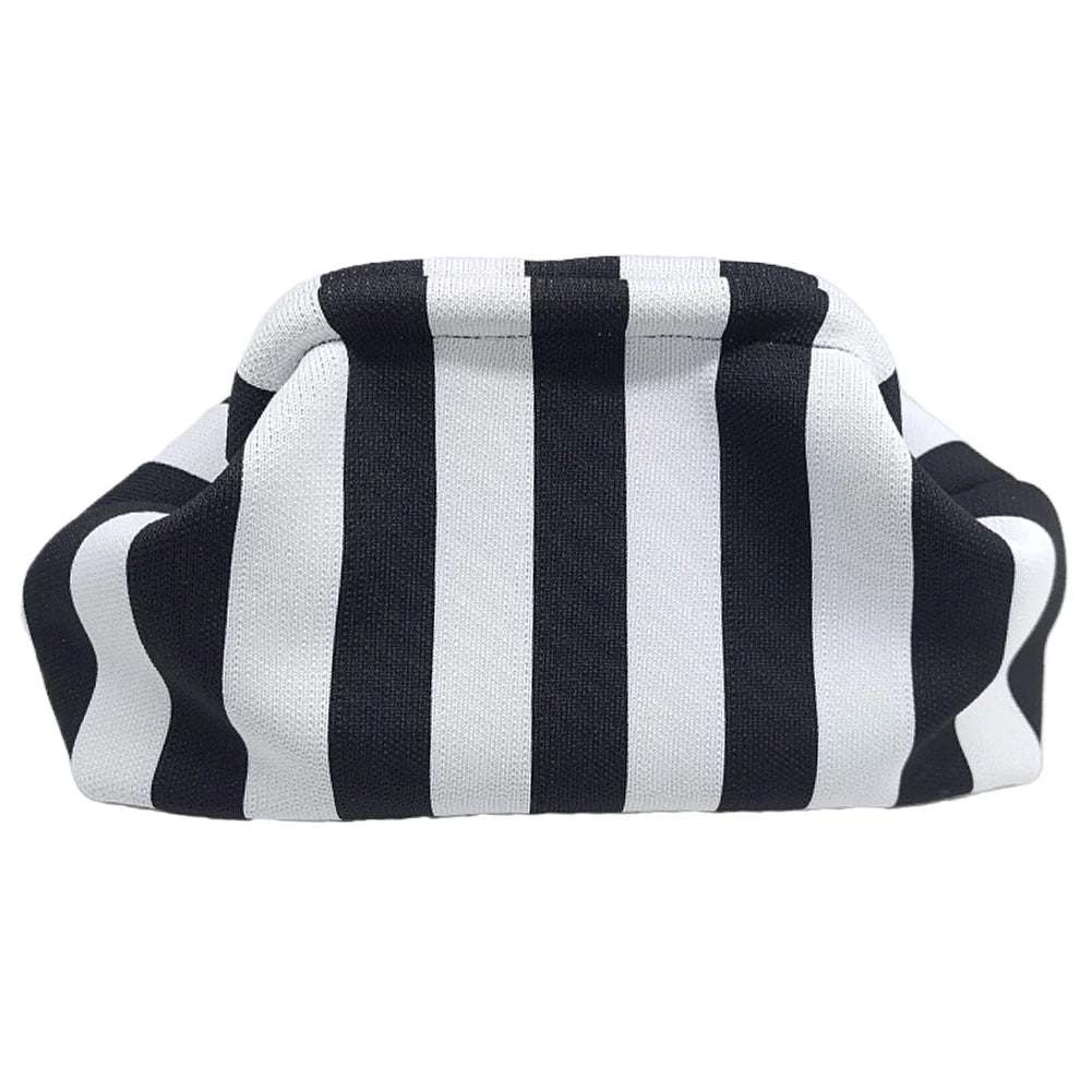 Summer Striped Beach Clutch