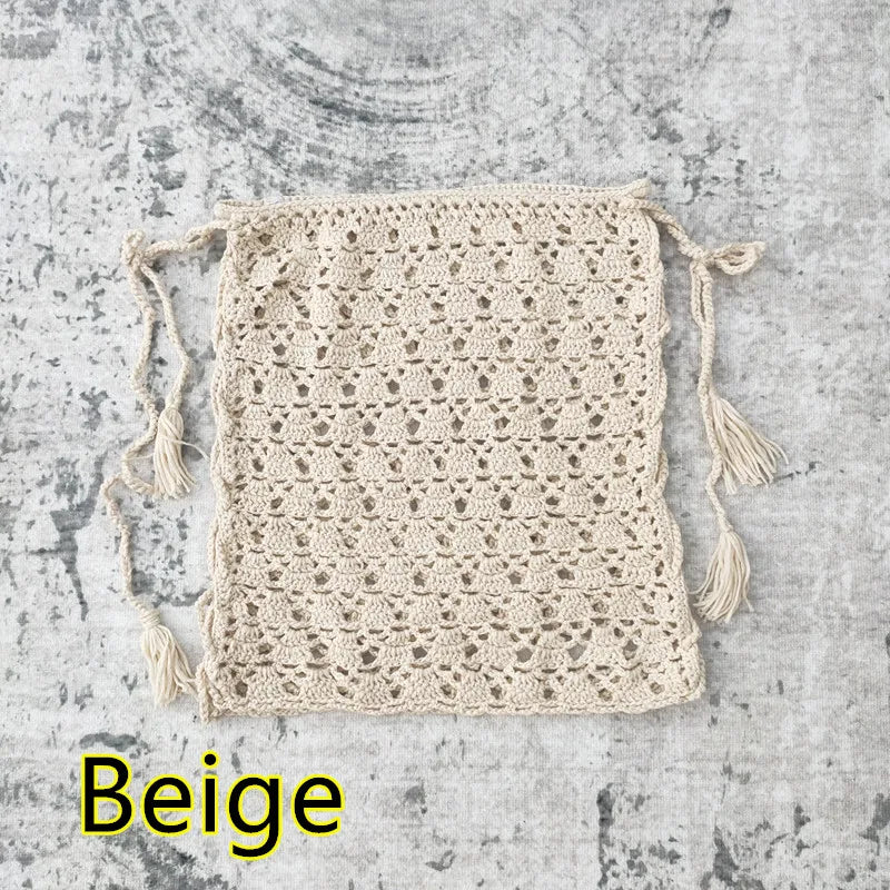 Hand Crochet Mini Swim Skirt Cover Up