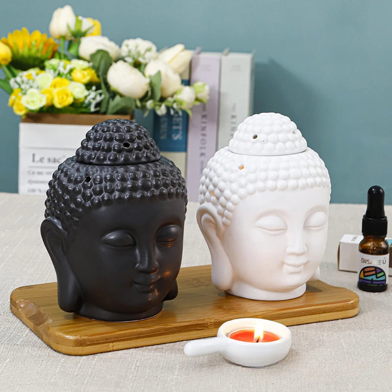 Ceramic Buddha Incense Burner