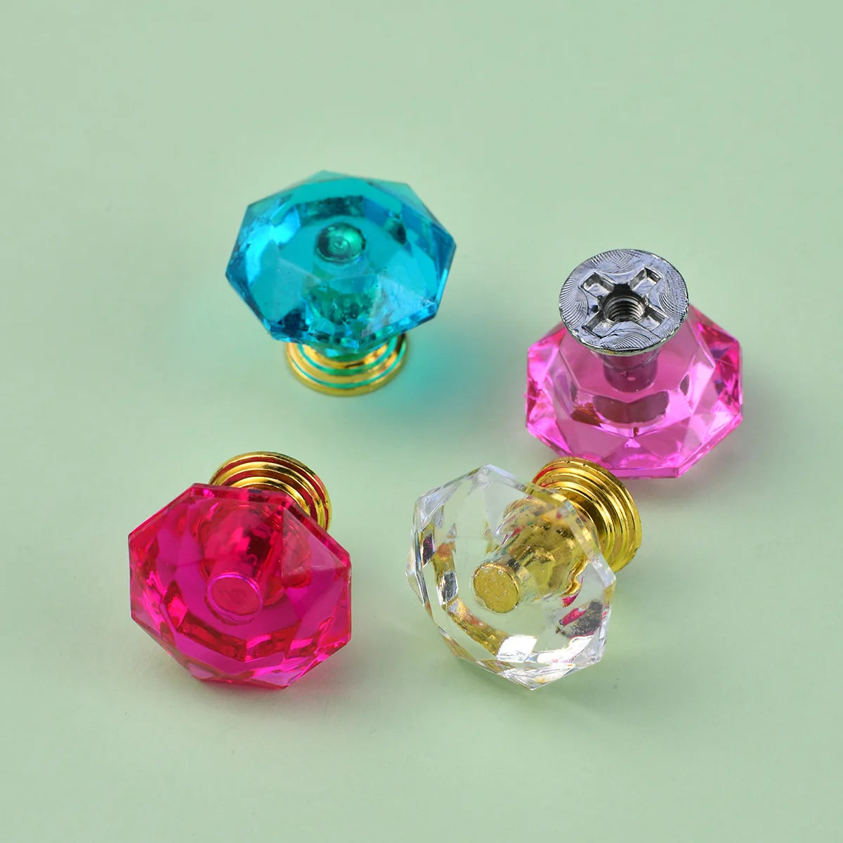 Acrylic Crystal Diamond Knobs