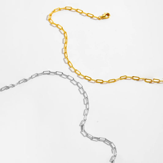 Sterling Silver & Gold-plated Anklets (6 options)