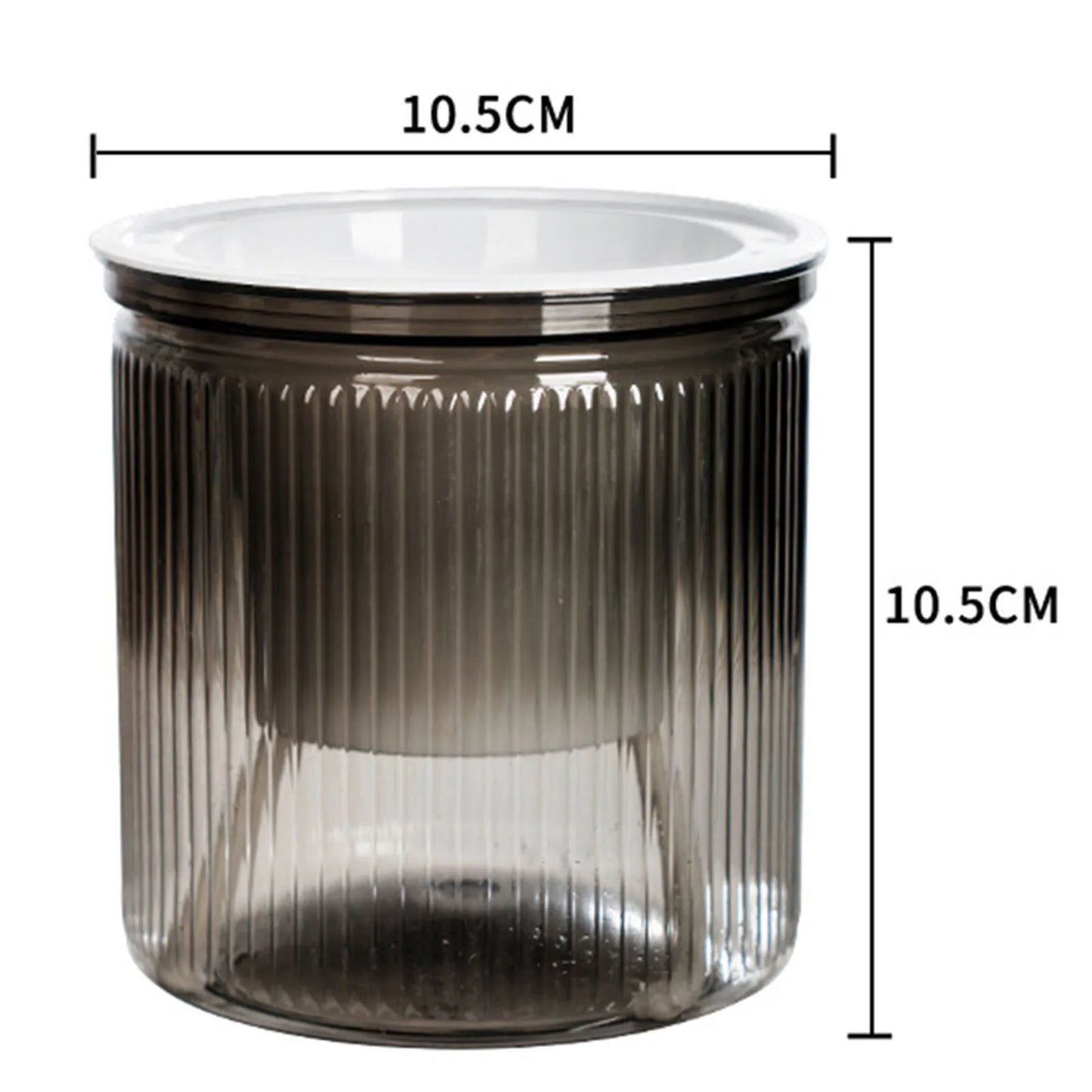 Self Watering Flower Pot Fish Tank Transparent Plastic Plant Pots Mini Self Watering Planter Pot Vase For Home Decoration