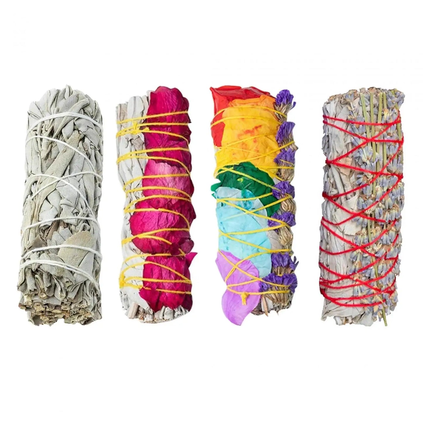 SAGE Smudge Bundles White SAGE Scented Stick Smudge Kit for Yoga