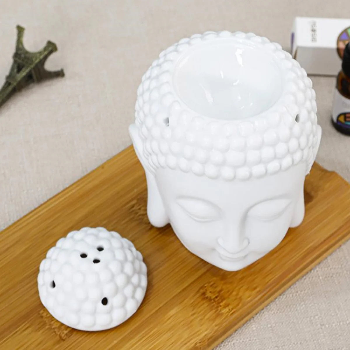 Ceramic Buddha Incense Burner
