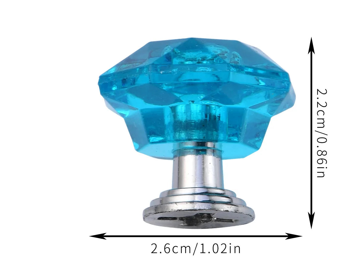 Acrylic Crystal Diamond Knobs