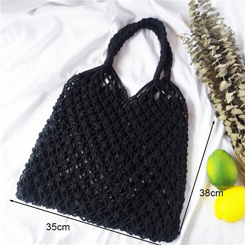 Straw Beach Bag (various options)